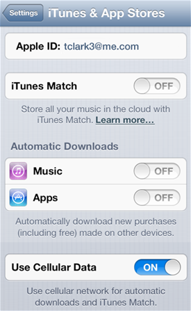 iTunes Settings iTunes Settings