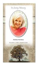 Family Tree Tri-Fold Service Folder